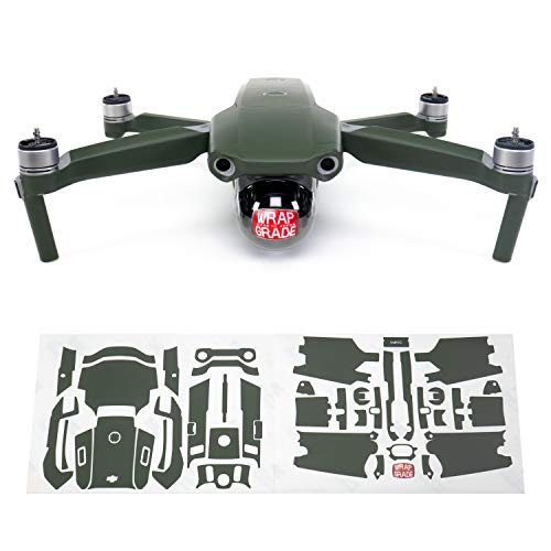 Wrapgrade Main Unit Skin Compatible with DJI Mavic Air 2 (AMRY GREEN)