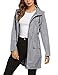 Romanstii Raincoat Outdoor Women's Lightweight Jackets Waterproof Packable Active Outdoor Rain Jacket