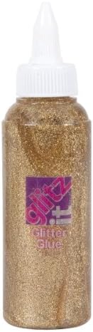 (gold) - Docrafts Glitz It Glitter Glue (120ml) - Gold