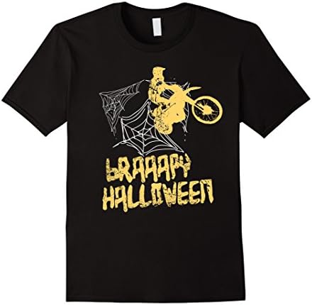 Mens Braaapy Motocross Dirt Bike Halloween Costume T-Shirt XL Black