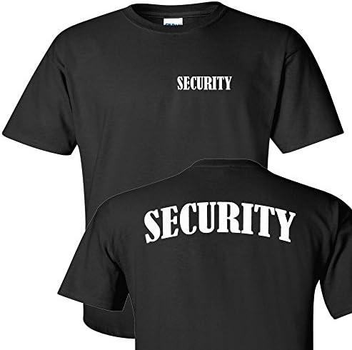 Tee Plaza - Official Guard Event Uniform White logo t-shirt SECURITY B -4XL