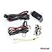 VioGi 2pcs Aftermarket JDM Smoke Lens Fog Lights With H3 Bulbs+Cover+Switch+Wiring Harness+Relay+Brackets Fit 92-95 Honda Civic 2-Door Coupe & 3-Door Hatchback Only