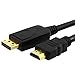 niceEshop(TM) DisplayPort Male To HDMI Male Cable / Displayport To HDMI M/M Cable -6FT/1.8M