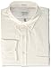 Van Heusen Men's Big and Tall Pinpoint Regular Fit Solid Button Down Collar Dress Shirt, White, 18.5