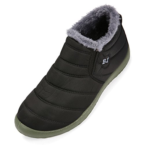 gracosy Winter Snow Ankle Boots Fur Lining Waterproof Outdoor Slip On Booties Sneakers for Man and Women Black Women 10 B(M) US gracosy Winter Snow Ankle Boots Fur Lining Waterproof Outdoor Slip On Booties Sneakers for Man and Women Black Women 10 B(M) US
