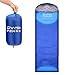 CampFENSE Sleeping Bag Lightweight Portable Compact Backpacking Outdoor Hiking Camping Equipment Tools Gear for Kids Youth Adult Men Women with Compression Storage Bag (Blue)