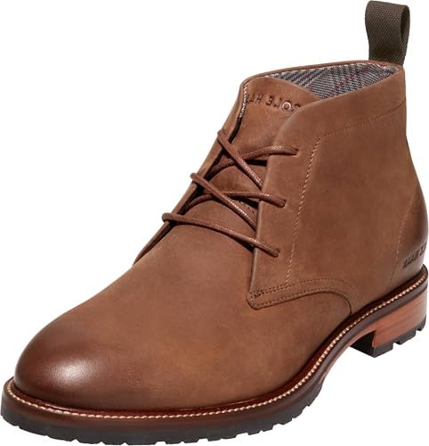 Amazon.com | Clarks Men's Aldwin Cap Chukka Boot, Mid Tan Lea, 7