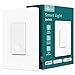 TREATLIFE Smart Light Switch, 2.4GHz WiFi Light Switch, Neutral Wire Required, Works with Alexa, Google Home and SmartThings, Single-Pole, Remote Control, FCC Listed, 1 Pack