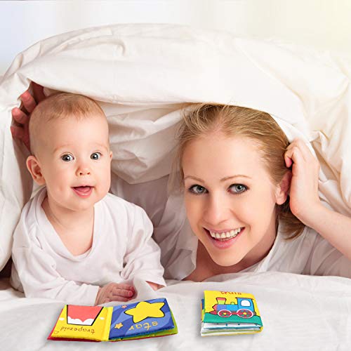 image for Aitey Soft Books for Babies, Baby First Book Nontoxic Resist Tearing, 