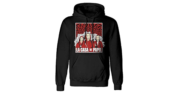 La Casa De Papel Sudadera con capucha, diseño de casa del dinero: Amazon.es:  Ropa