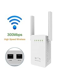 DHMXDC   Mini repetidor inalámbrico de 300 Mbps, router extensor de alcance WiFi amplificador WiFi puntos de acceso inalámbricos extensor de red 2.4 Ghz AP