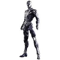 Xiao Yu Marvel Spider-Man, Black, Movable, Model Decoration Toys, PVC Environmentally Friendly Materials, Safe and Non-Toxic, Various Accessories