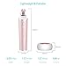 Pore Vacuum, Xpreen Blackhead Remover Wireless Charging Pore Cleaner with LED Lighting Fuction (Pink)