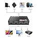 HDMI Splitter 1 in 3 4 Out,DRLSS V1.4 Powered 1x4 Ports Box Supports 4K@30Hz Full Ultra HD 1080P and 3D Compatible with PC STB Xbox PS4 PS3 Fire Stick Roku Blu-Ray Player HDTV