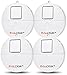 Window Alarm 4 Packs - Loud 120dB Alarm and Vibration Sensors Compatible with Virtually Any Window - Glass Break Security Alarm Sensor- Low Battery LED Indicator primary