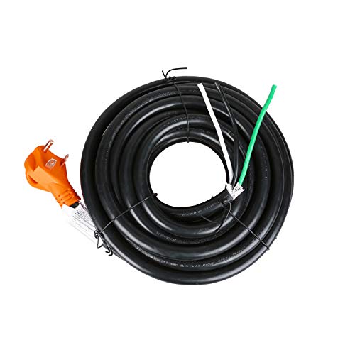 RV Power Cord 30Foot RV 30 Amp Male Plug To Bare Wire 10Gauge 30ft