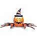 Joiedomi Halloween 7 FT Long Inflatable Pumpkin Spider with Build-in LEDs Blow Up Inflatables for Halloween Party Indoor, Outdoor, Yard, Garden, Lawn Decorations