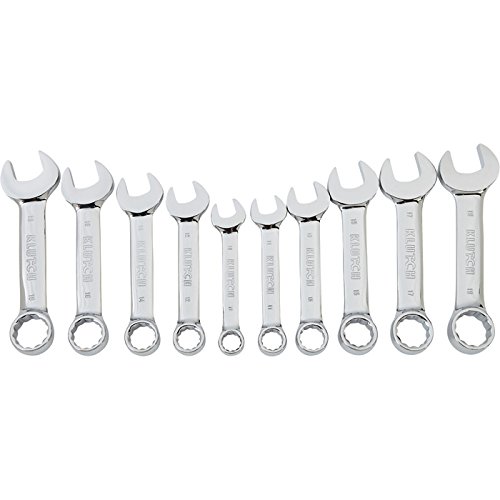 Click Here to See More Images Klutch 10-Pc. Metric Stubby Combination Wrench Set