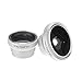 VicTsing A1B 3-in-1 Camera Lens Kits for iPhone 5 5S ipad Mini ipad 4 3 Samsung Galaxy S4 S3 S2 Note 3 2 1 Smartphones with Flat Camera-Silver