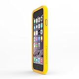 iPhone 6s Plus Case [Yellow] RhinoShield CrashGuard Bumper [11 Ft Drop Tested] No Bulk [EggDrop Technology] Thin Lightweight Protection [Includes FREE Back Transparent Skin] Also fits iPhone 6 Plus