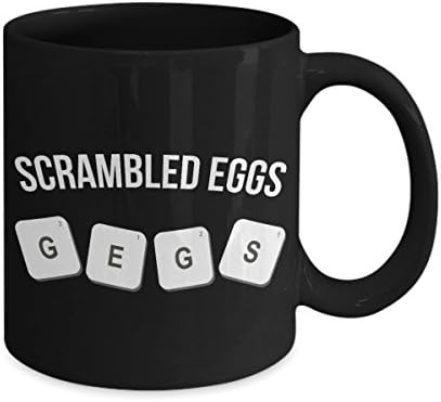 Scrambled Eggs Funny Jumbled Letters Coffee Mug