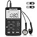 Personal AM FM Pocket Radio, BQYPOWER Portable Mini Digital Tuning Walkman Radio with Rechargeable Battery and Earphone for Walk/Jogging/Gym/Camping