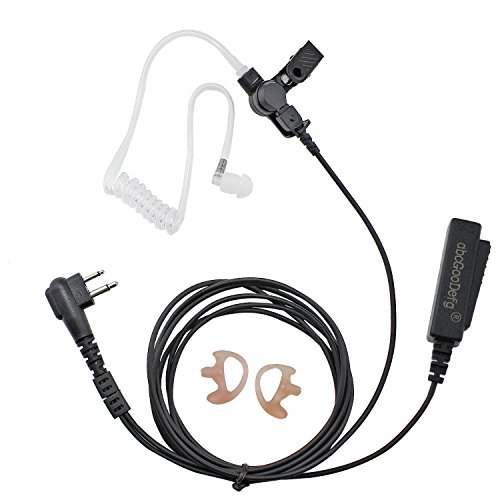 Abcgoodefg motorola 2 pin covert ptt acoustic tube earpiece heads…