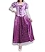 RED DOT BOUTIQUE 530 - Plus Size Purple Blue Princess Dress Party Costume Adult Women (Purple, 3X)