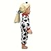 Shero Doll Clothes - Cow Pattern Rompers Fits American Girl Doll and other 16 inch Dolls