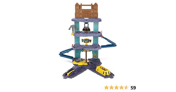 hot wheels dc comics batman expanding batcave playset