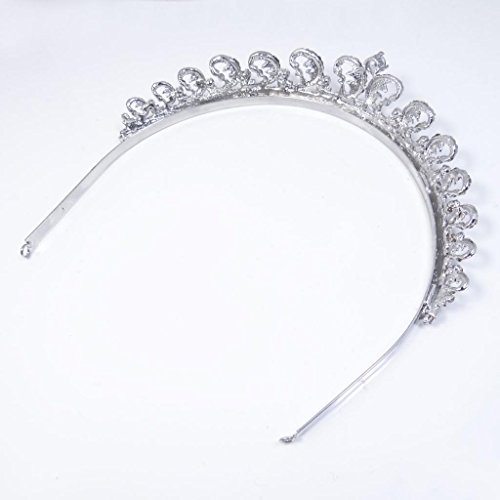 EVER FAITH Princess Inspired Royal Wedding Hair Crown Tiara Clear Austrian Crystal