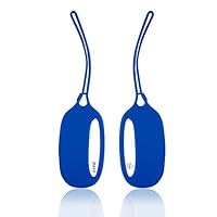 Luggage Tags,oPesea Backpack Tag/Kids Lunchbox/Sports/Book Bag Suitcase/Pet Carriers Name ID Address Anti Lost Travel Baggage/BLUE 2PACK