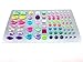yueton 5 Sheets Colorful Assorted Self Adhesive Bling Rhinestone Craft Jewels Gem Diamond Sticker Embellishments