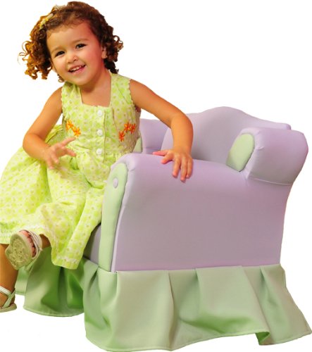 KEET Princess Kid's Chair, Lavender/Green