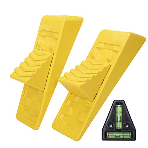 Homeon Wheels RV Leveling Blocks Wheel Chocks Heavy Duty Trailer