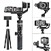 FY FEIYUTECH Feiyu G6 Plus 3-Axis Splash-Proof Stabilizer Gimbal 800g Payload 12 Hours Running Time for Mirrorless Camera/Digital Cameras/Action Camera/Smartphones w/EACHSHOT Phone Clip