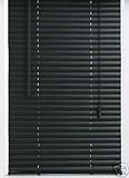 Achim Home Furnishings 1-Inch Wide Window Blinds, 27 by 64-Inch, Black