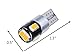 LUYED 2 X 240 Lumens Super Bright 5630 6-EX Chipsets Canbus W5W 194 168 2825 Led Bulbs,Amber