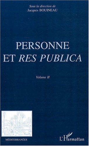 Personne et res publica