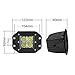 Automotive Heavy Duty LED Work Lights (Wiring + 2pcs 12W Spot Beam[Flush Mount])