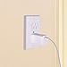 AUSTOR Electric Outlet Covers Baby Safety Self Closing Wall Socket Plugs Plate Alternate for Child Proofing, 6 Pack