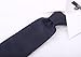 Scott Allan Collection Micro Dot Solid Color Ties for Men - Woven Necktie - Black