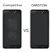 OMOTON Tempered Glass Screen Protector for Google Nexus 6P-5.7Inch, 2 Pack