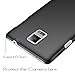 Anccer Colorful Series for Samsung Galaxy Note 4 Case Ultra-Thin Fit Premium PC Material Slim Cover for Samsung Note 4 (Gravel Black)
