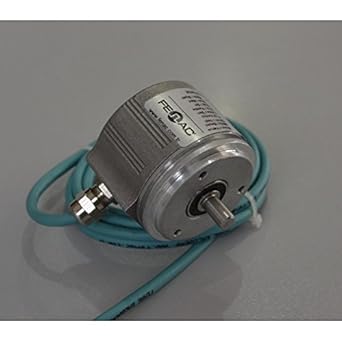 Fenac FNC 58S 10630V100-R2 Incremental Encoder 58mm Body Diameter, Servo Flange, 10mm Solid Shaft, 6 Channel, 5-30V in/Out, 100PPR, 2m Cable: Amazon.com: ...