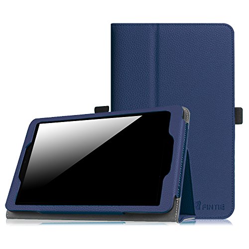 Sprint Slate 8 Tablet Case - Fintie [Slim Fit] Premium PU Leather Standing Folio Cover with Stylus Holder for Sprint Slate 8 Inch (AQT80) 4G LTE Tablet, Navy