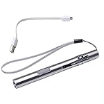 Flashlight,LandFox Portable USB Rechargeable Waterproof LED Flashlights Mini Torch Keychain Lamp