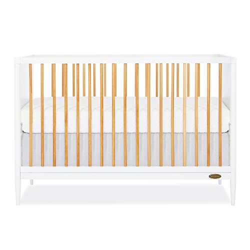 Dream On Me Clover 4in1 Modern Island Crib with Rounded Spindles I