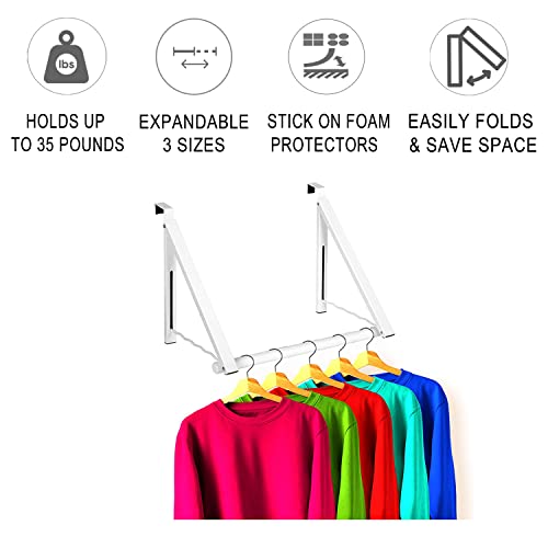 HOLDN’ STORAGE Over The Door Hanger Foldable Over The Door Rack for