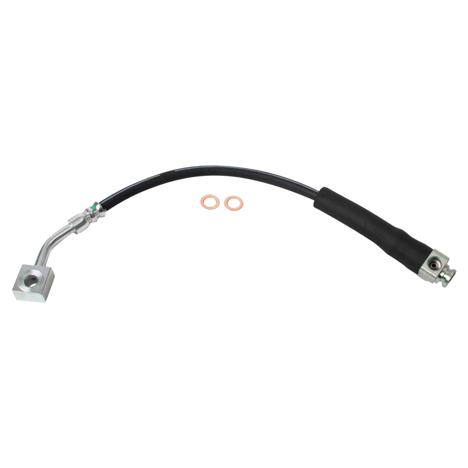 TRQ Front Left Brake Hose Compatible with 2011-2015